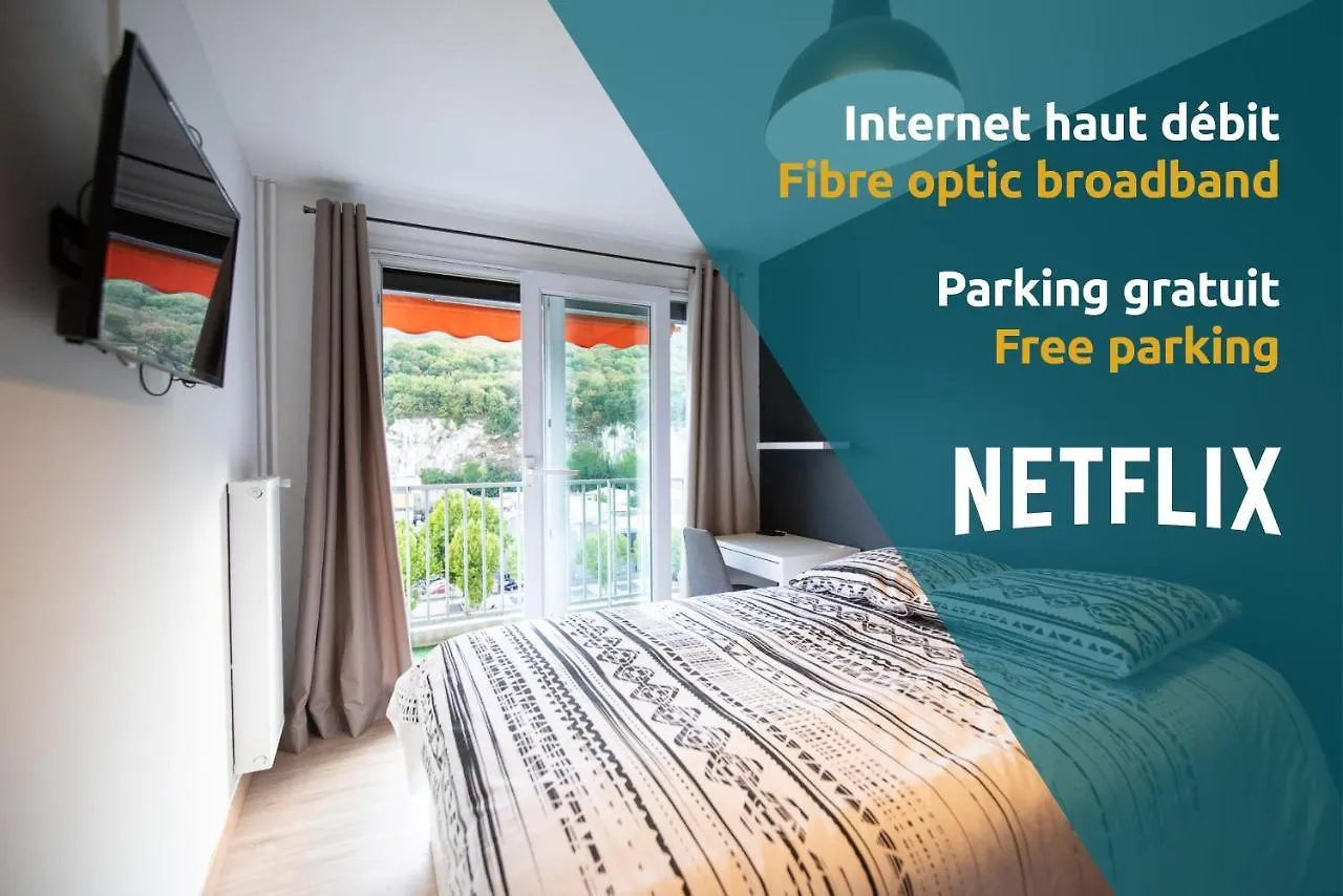*** Bed & Breakfast Les Chambres Du Vercors - Parking Free Fibre Netflix Fontaine  France